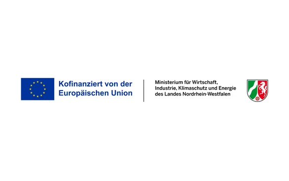 Label Kofinanziert von der Europäischen Union & Ministerium für Wirtschaft, Industrie, Klimaschutz und Energie NRW