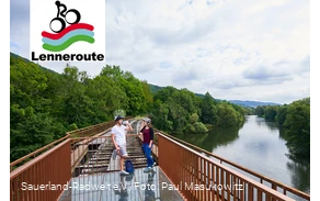 Die Lenneroute durchquert das Sauerland auf 142 Kilometern zwischen Winterberg und Hagen.