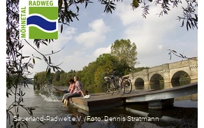 Eine entspannte Pause an der Kanzelbrücke am Möhnesee.