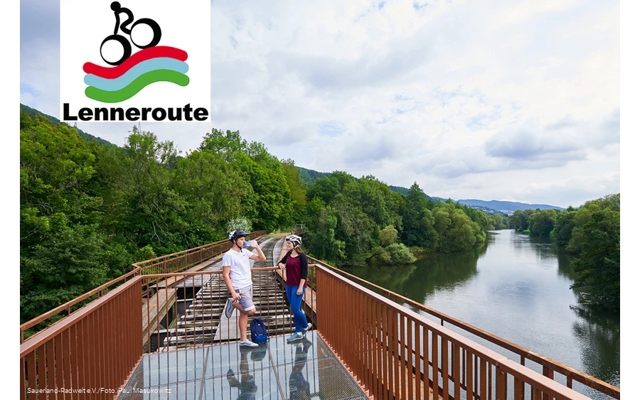 Die Lenneroute durchquert das Sauerland auf 142 Kilometern zwischen Winterberg und Hagen.