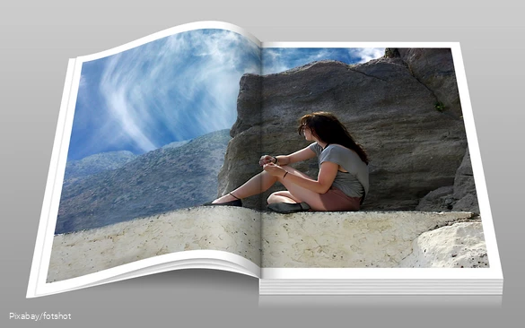 Reisekatalog Symbolbild